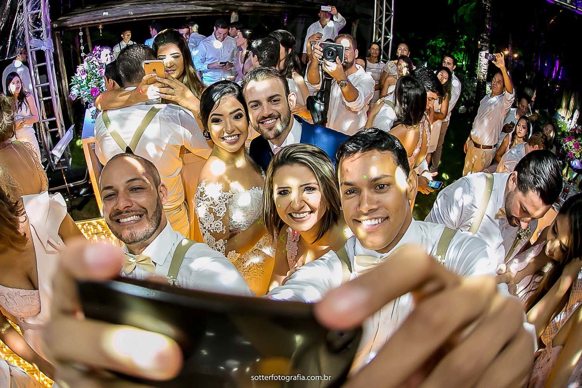 selfie com os noivos casamento sotter fotografia casar
