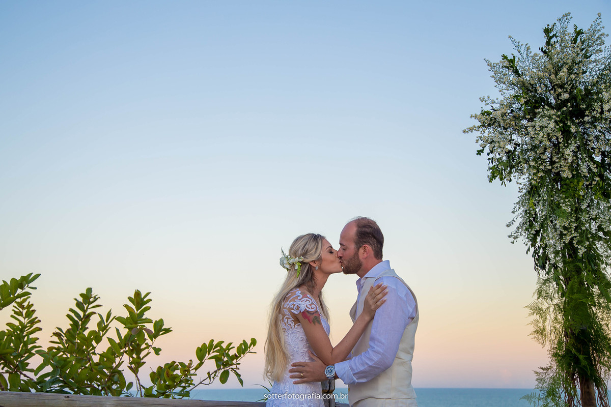 o beijo casamento trancoso sotter fotografo