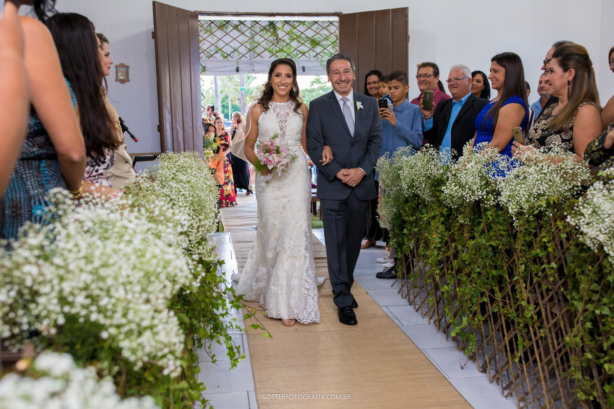 noiva com o pai