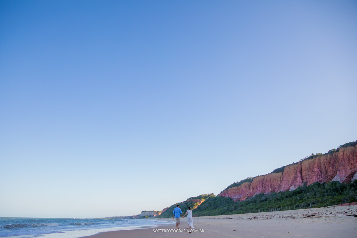 caminhando na praia, sotter fotografia, casamento