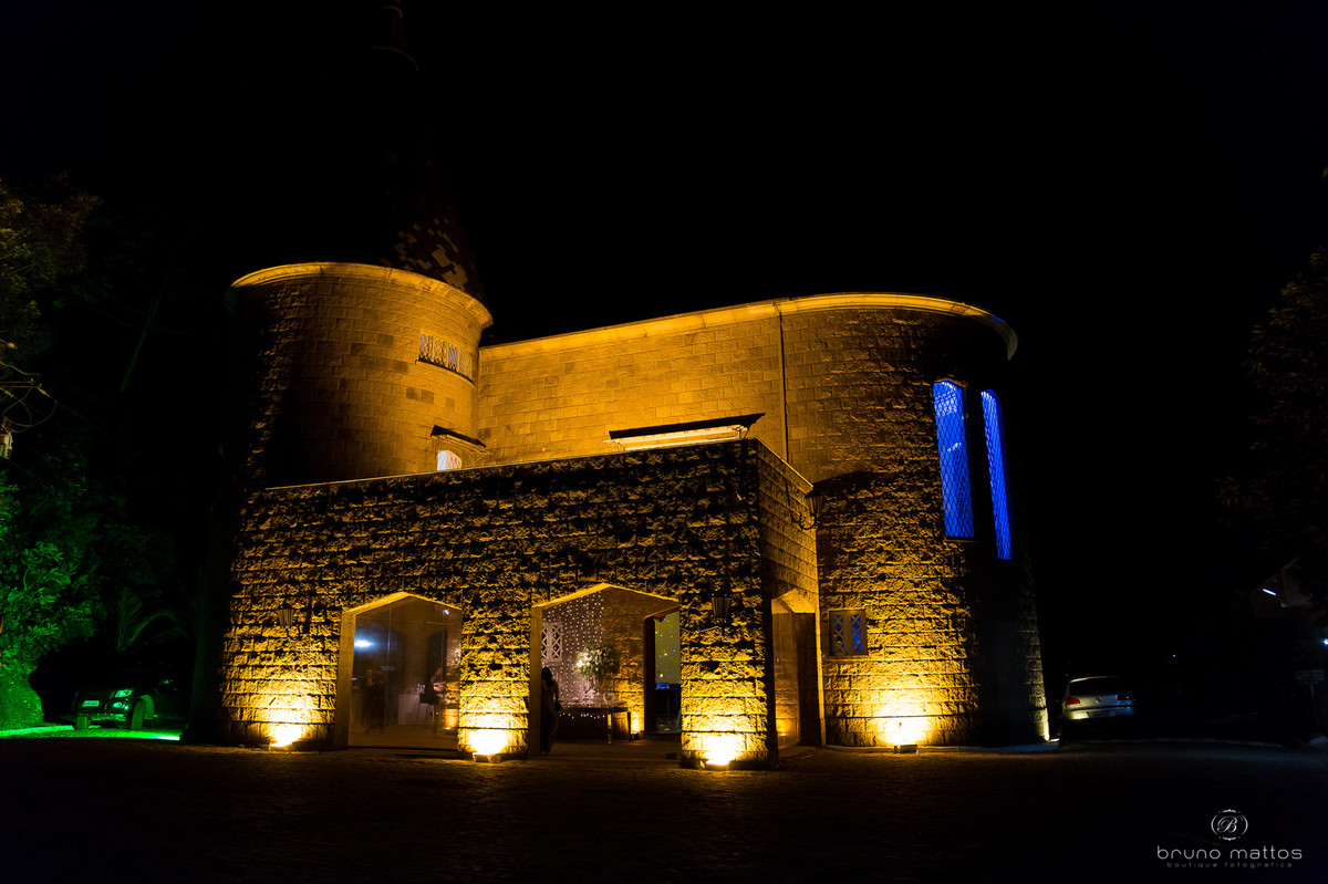 castelo iluminado