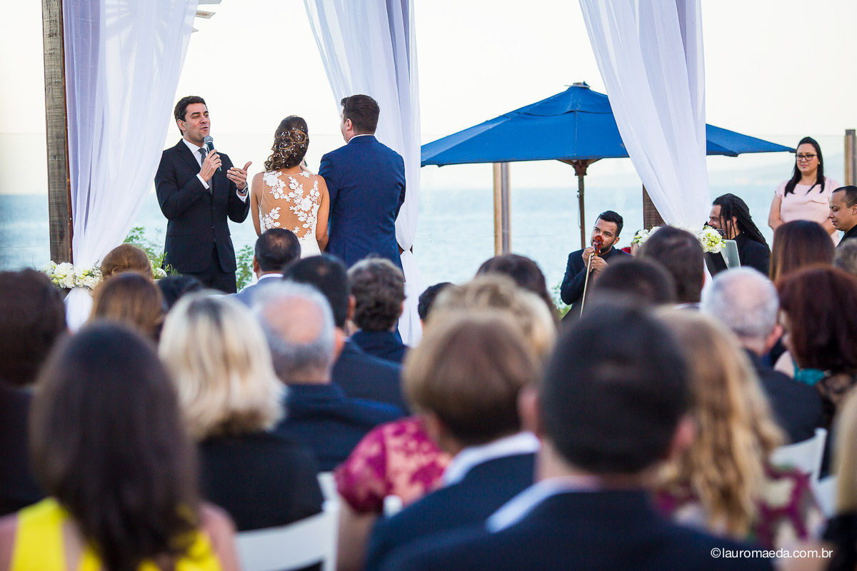 Raphael Faraco fez a celebração do Casamento