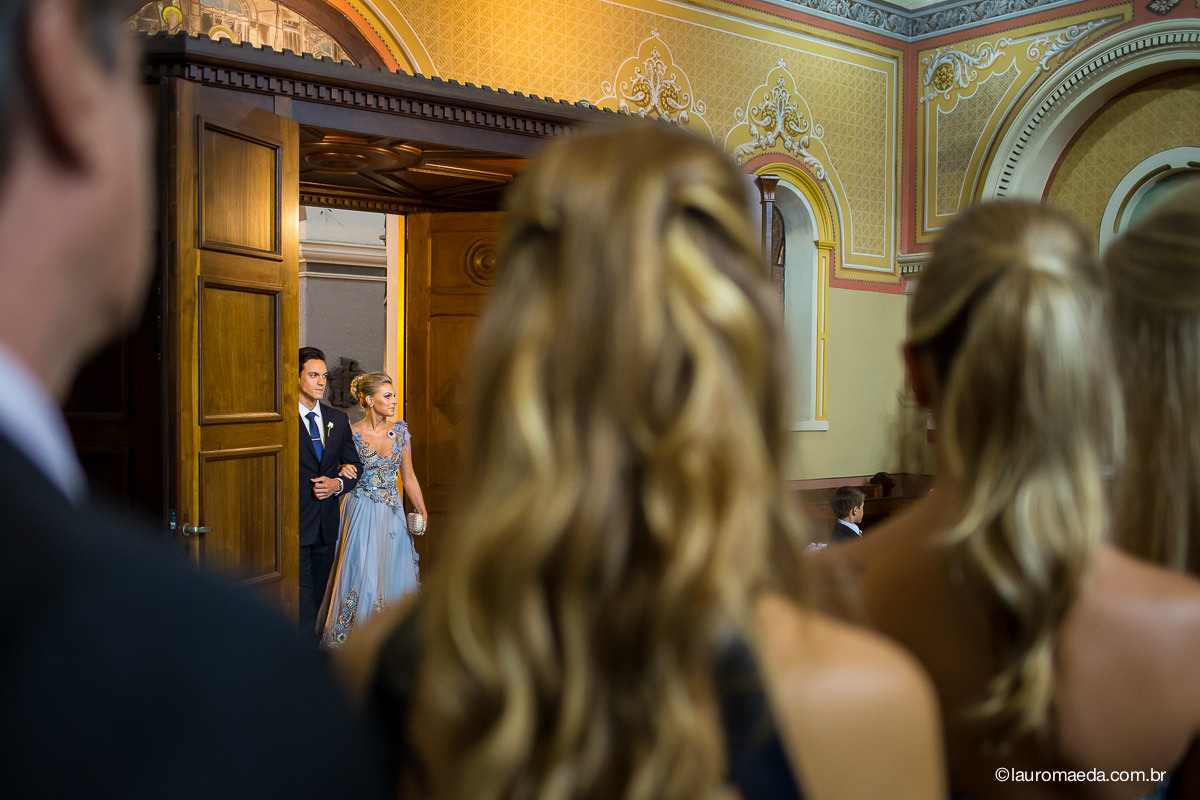 entrada dos padrinhos do casamento