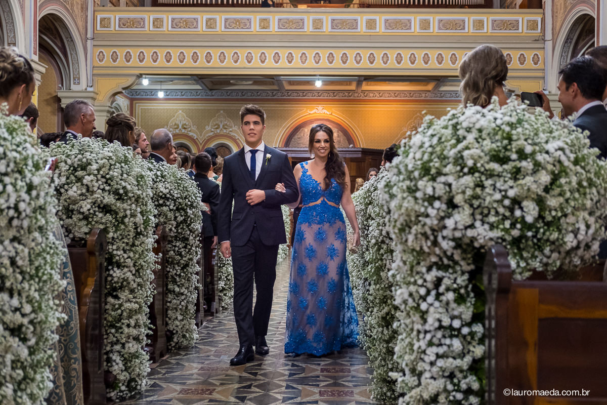 entrada dos padrinhos do casamento