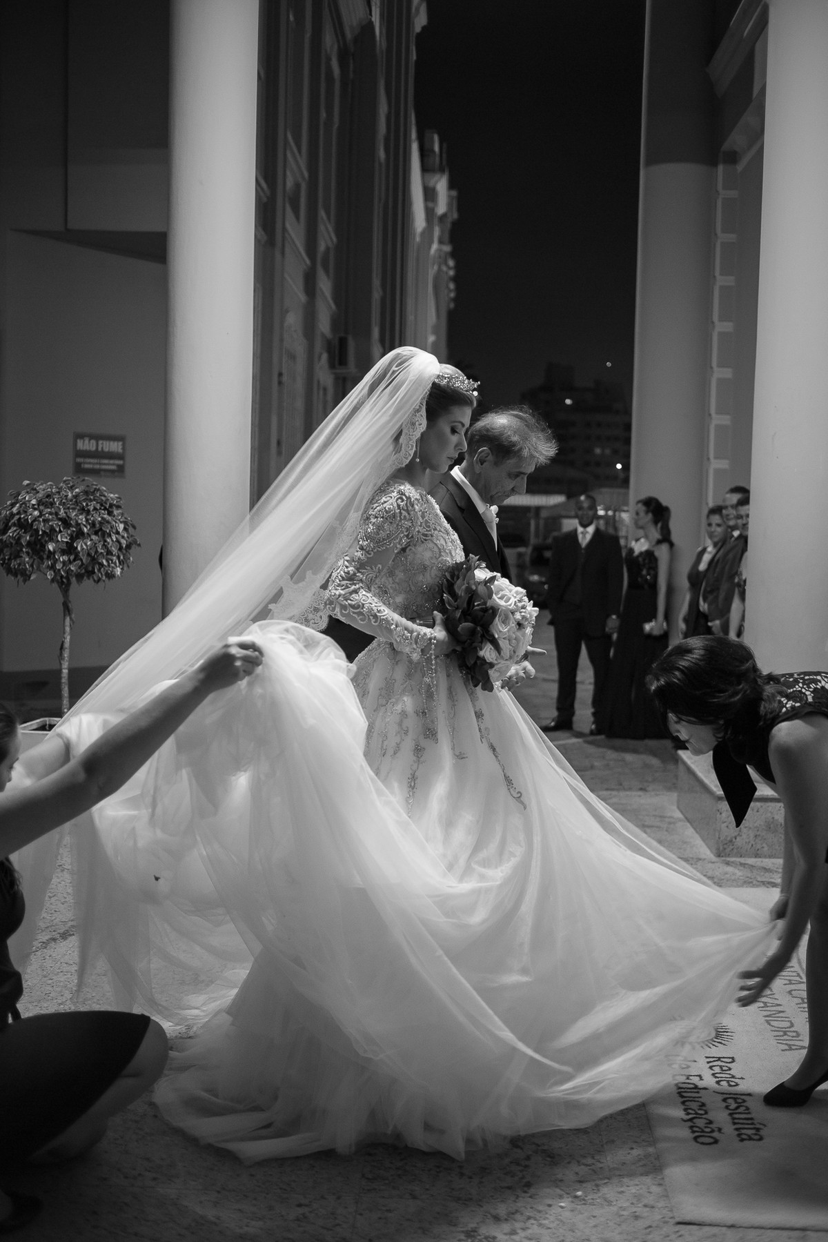 Priscila e o pai