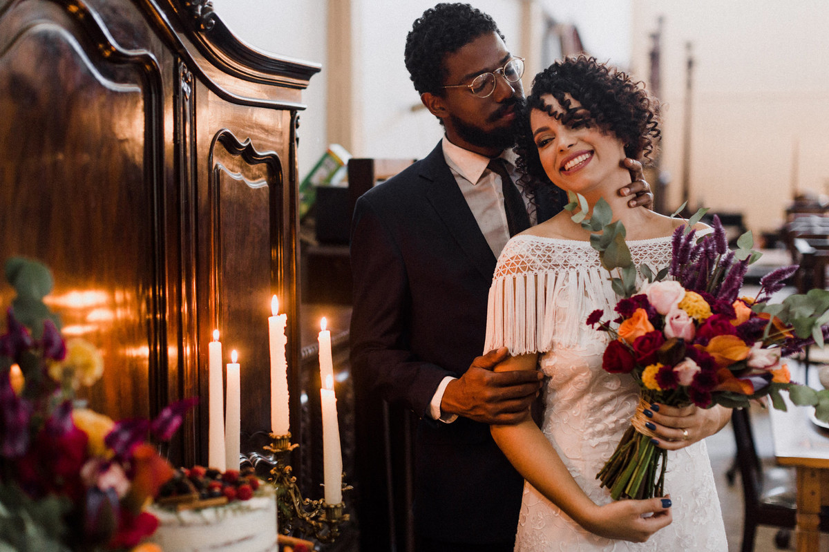 Noivos do editorial. Foto feita pelo fotógrafo de casamento Gabriel Pelaquim.