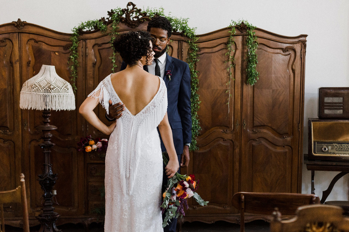 Noivos do editorial. Foto feita pelo fotógrafo de casamento Gabriel Pelaquim.