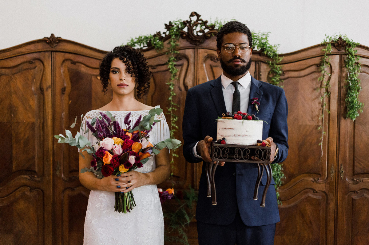 Noivos do editorial. Foto feita pelo fotógrafo de casamento Gabriel Pelaquim.