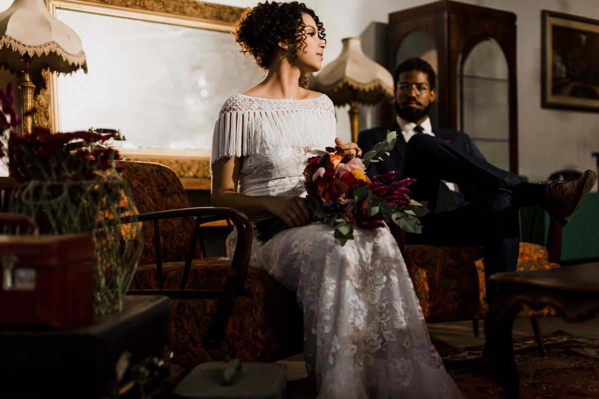 Noivos do editorial. Foto feita pelo fotógrafo de casamento Gabriel Pelaquim.