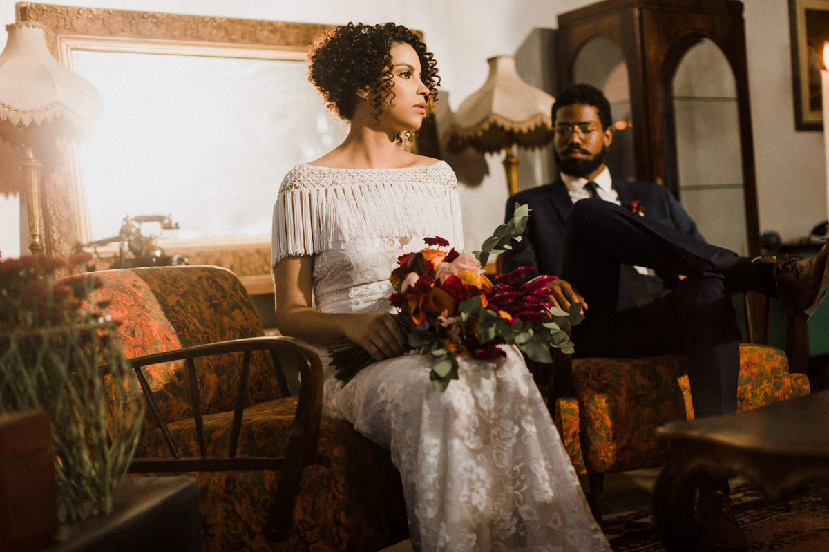 Noivos do editorial. Foto feita pelo fotógrafo de casamento Gabriel Pelaquim.