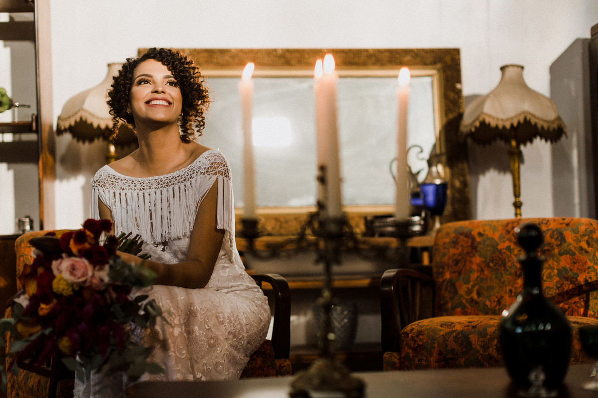 Noiva do editorial. Foto feita pelo fotógrafo de casamento Gabriel Pelaquim.