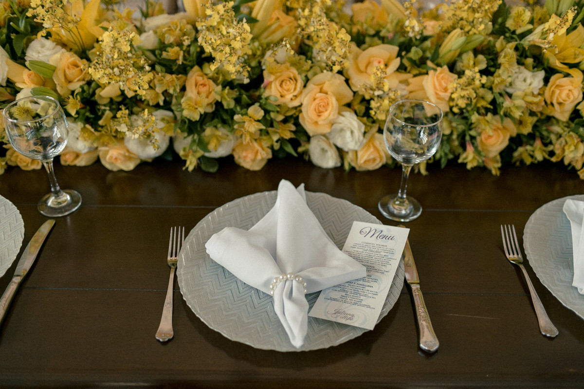 Decoração do casamento no espaço Porto Vitória