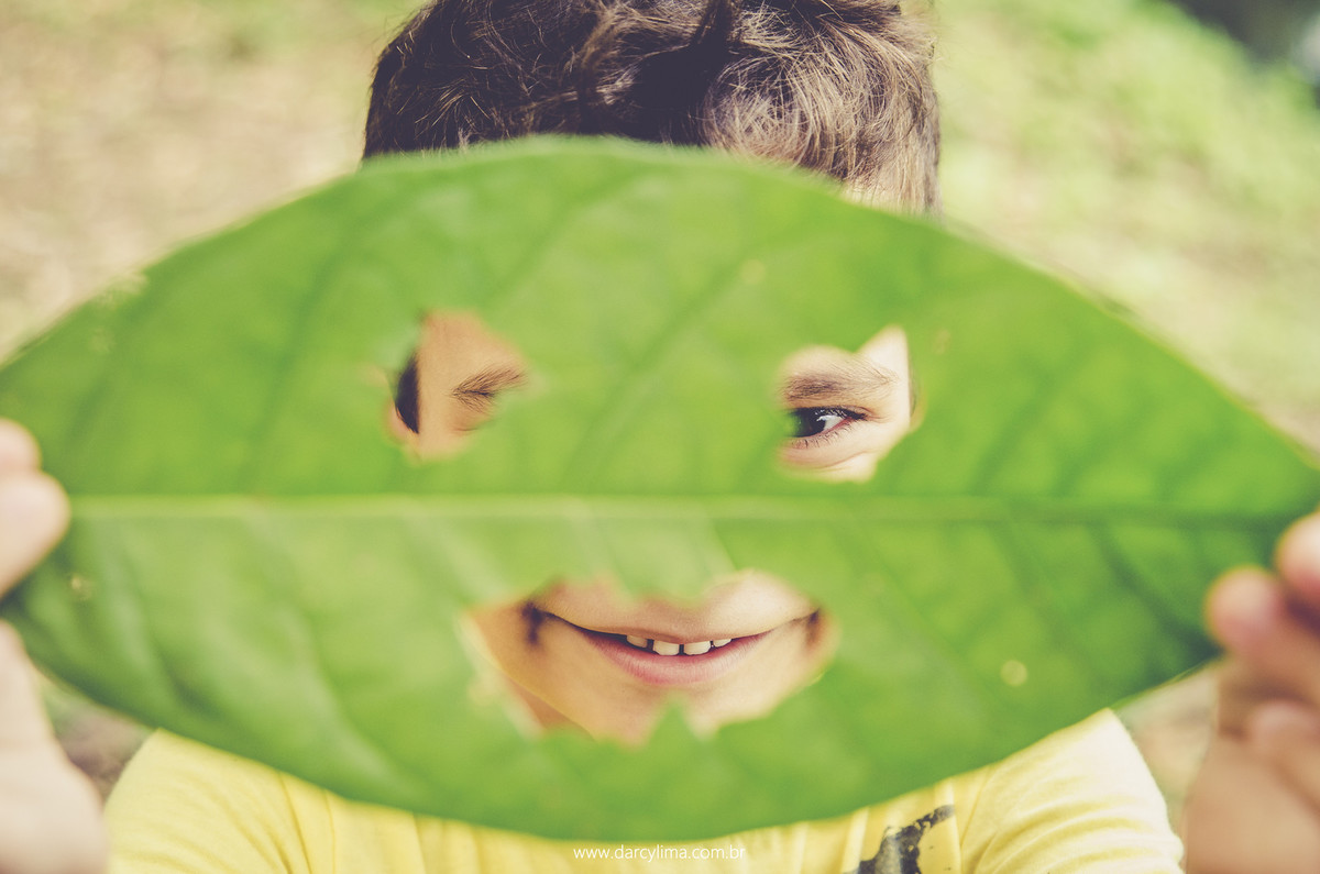 retrato de criança no Jardim Botanico de João Pessoa