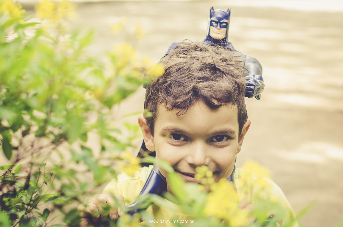 retrato de criança no Jardim Botanico de João Pessoa