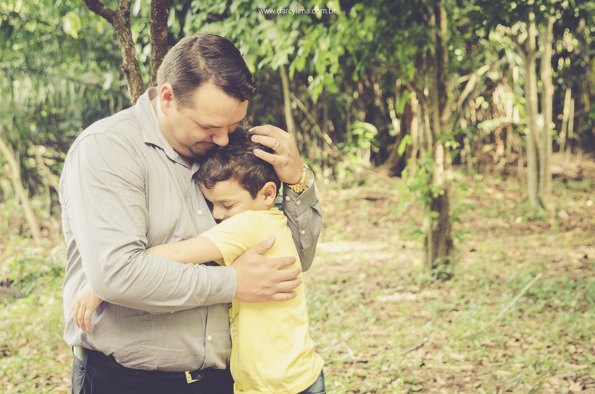 retrato de mae e filho no Jardim Botanico de João Pessoa