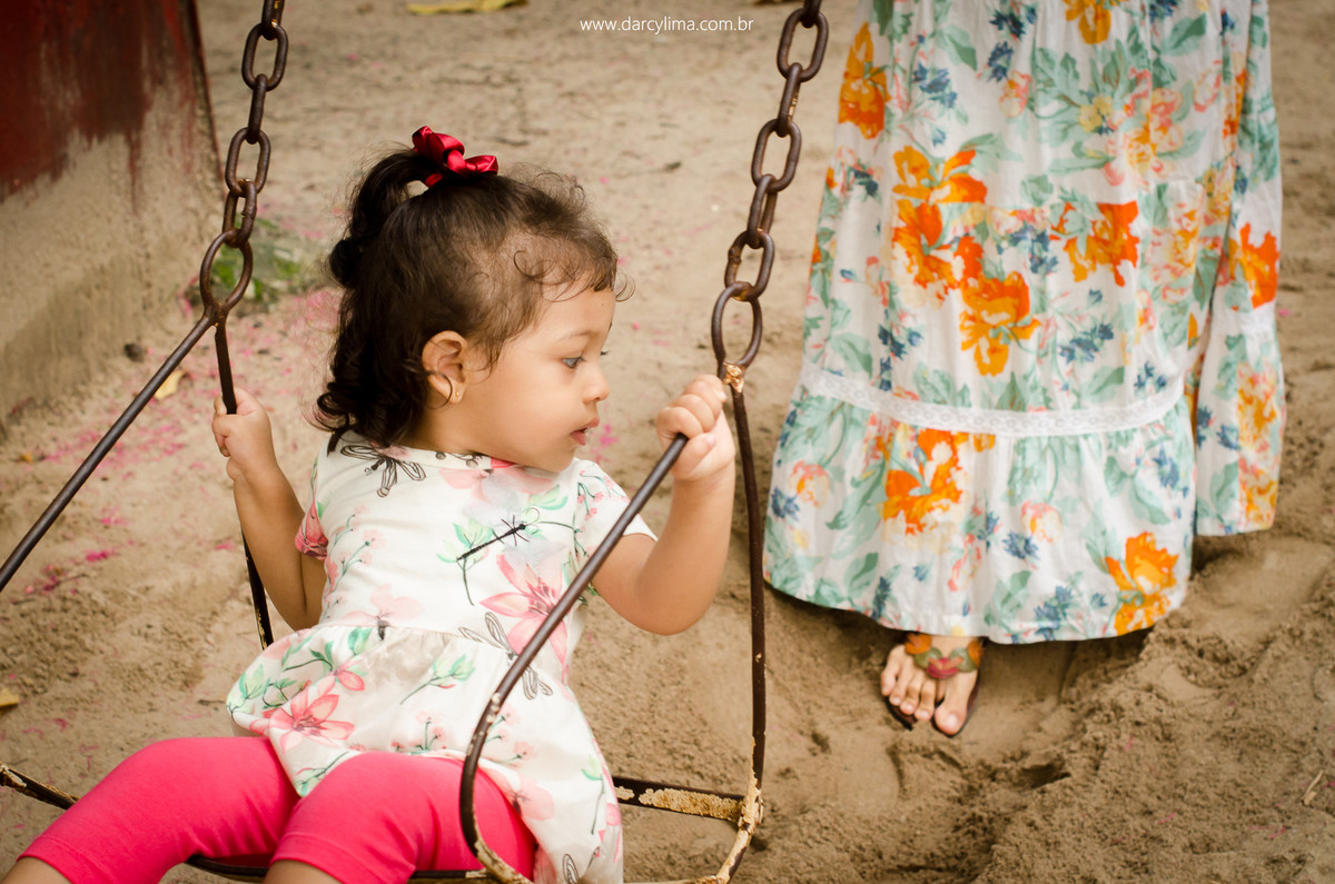 retrato de mae e filha na bica