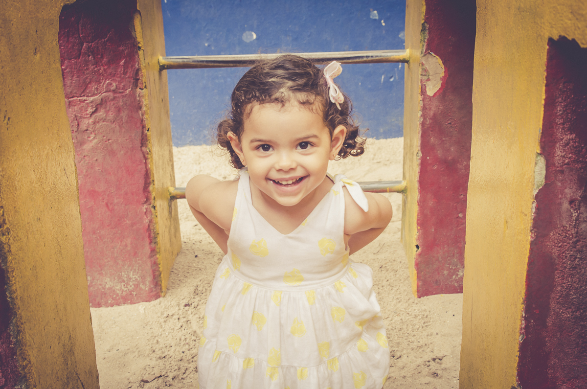 menina sorrindo