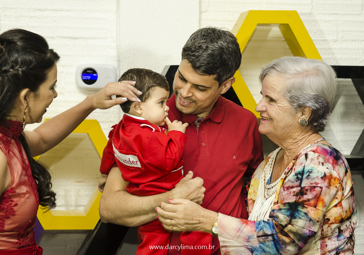 convidados com o aniversariante