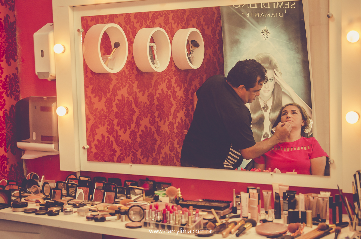 making of da noiva no salao Dona Capelli