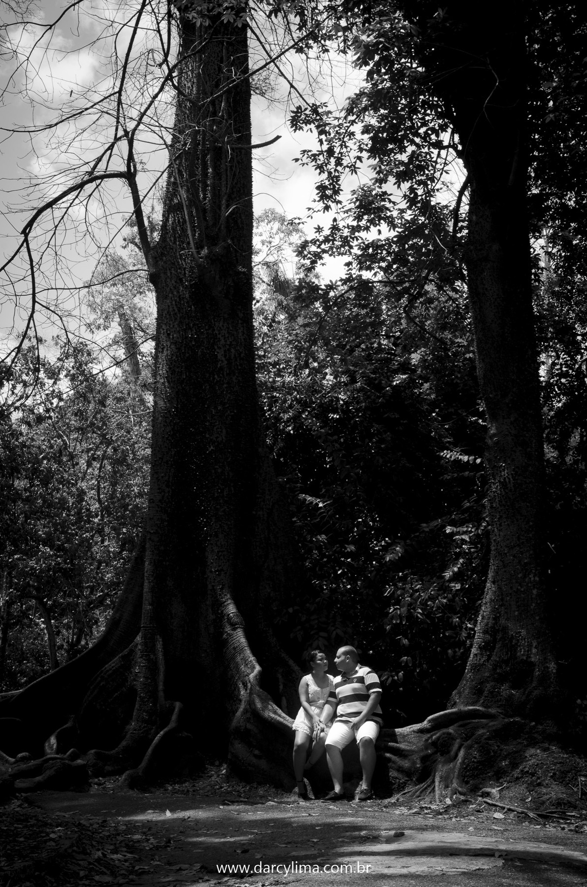 fotografia minimalista de casal no parque arruda camara