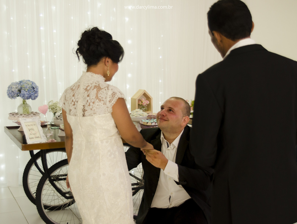 recepção do noivo a sua noiva
