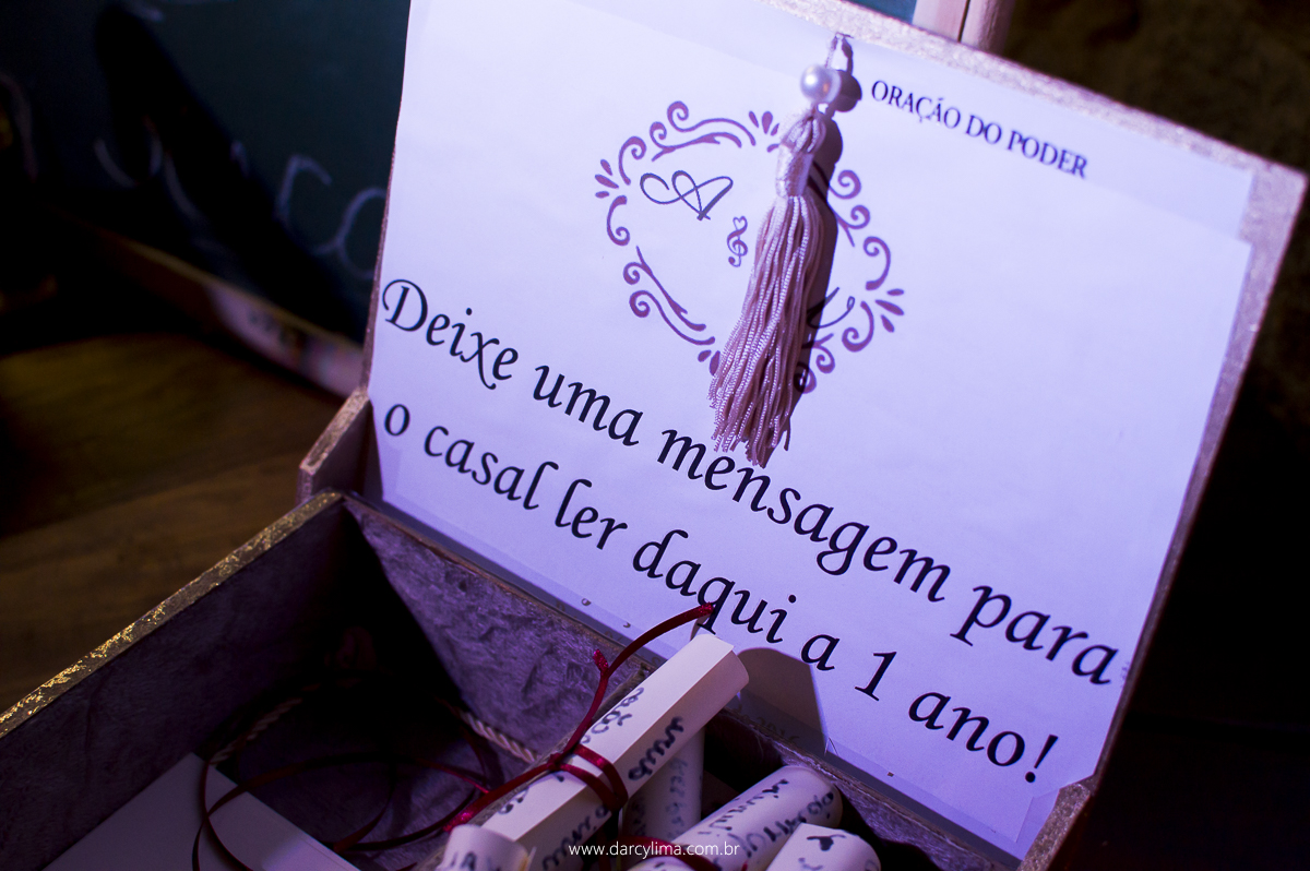 decoração do casamento