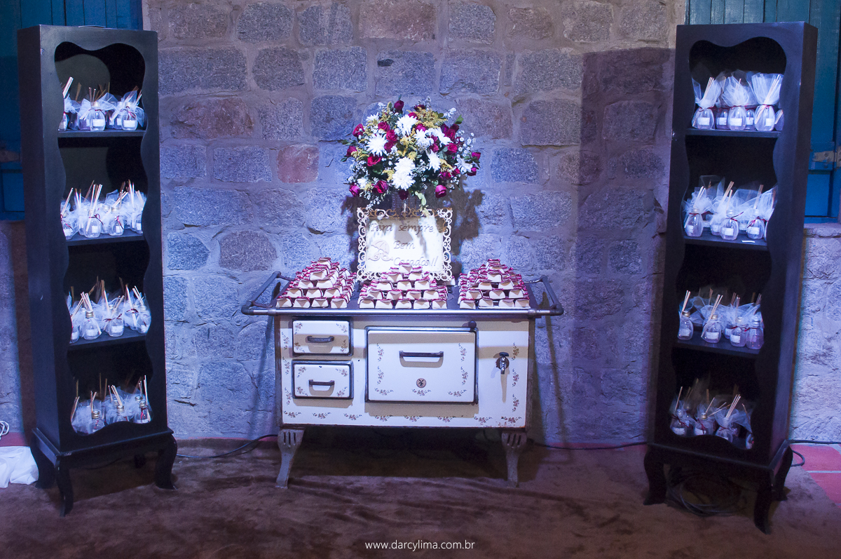 decoração do casamento
