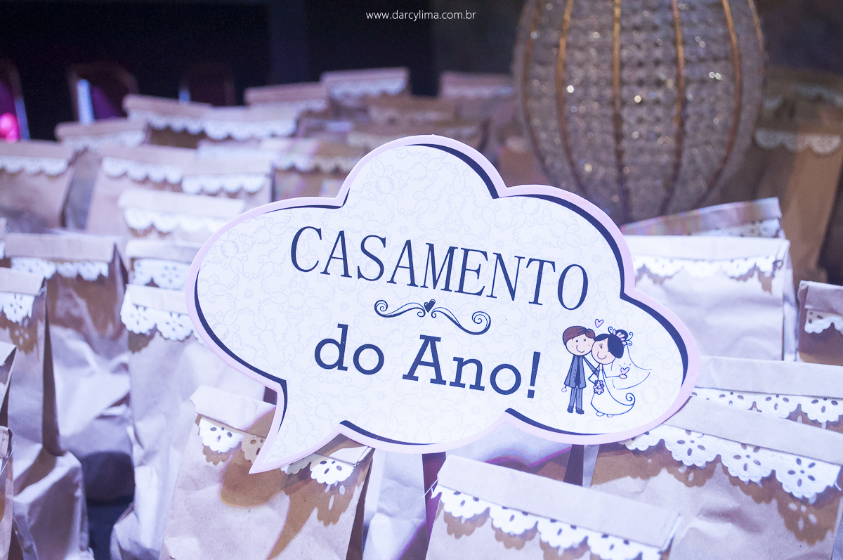 decoração do casamento