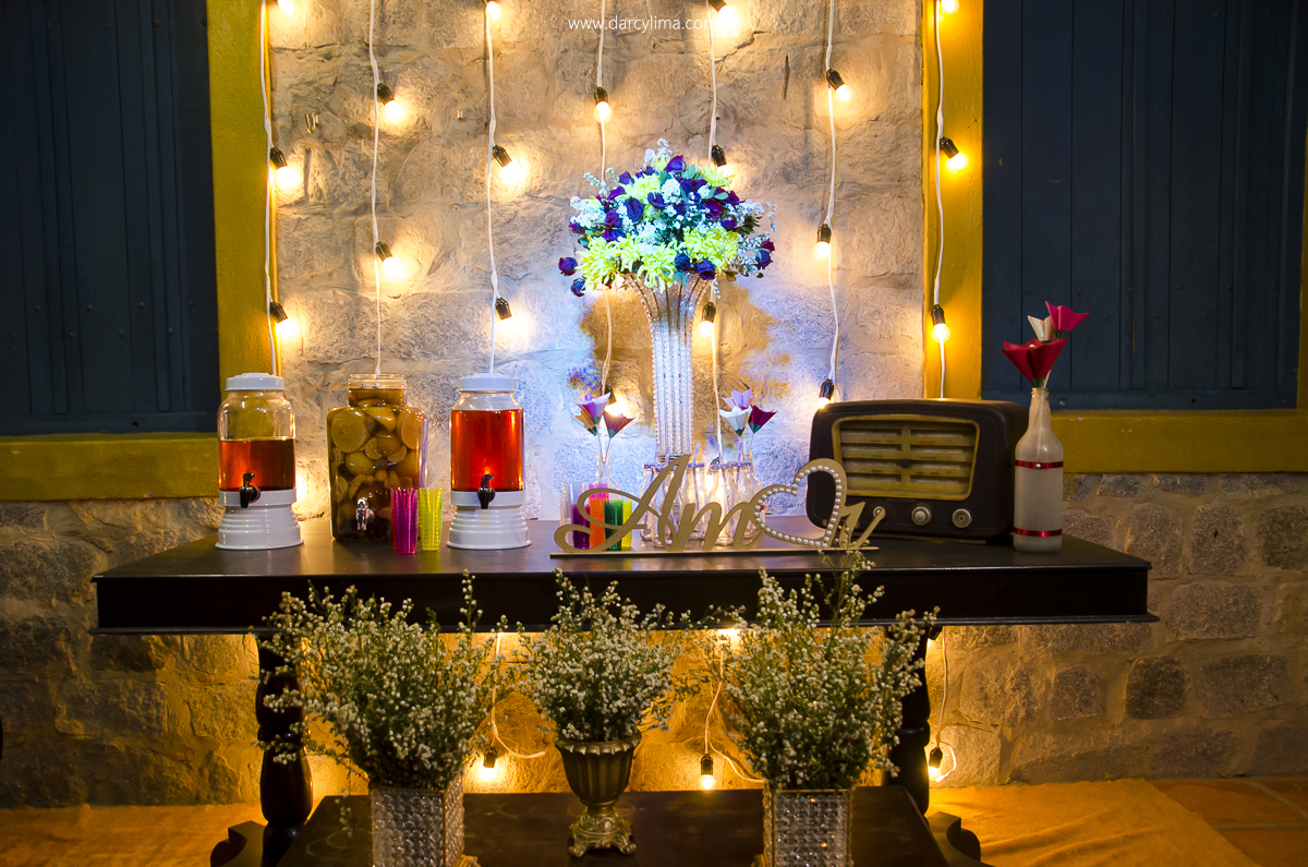 decoração do casamento