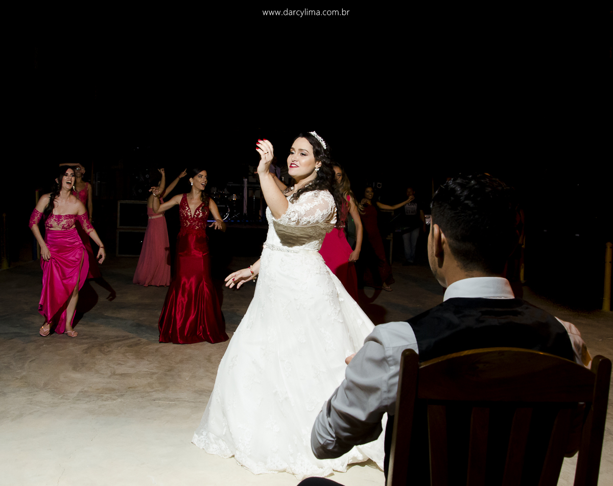 dança coreografada da noiva