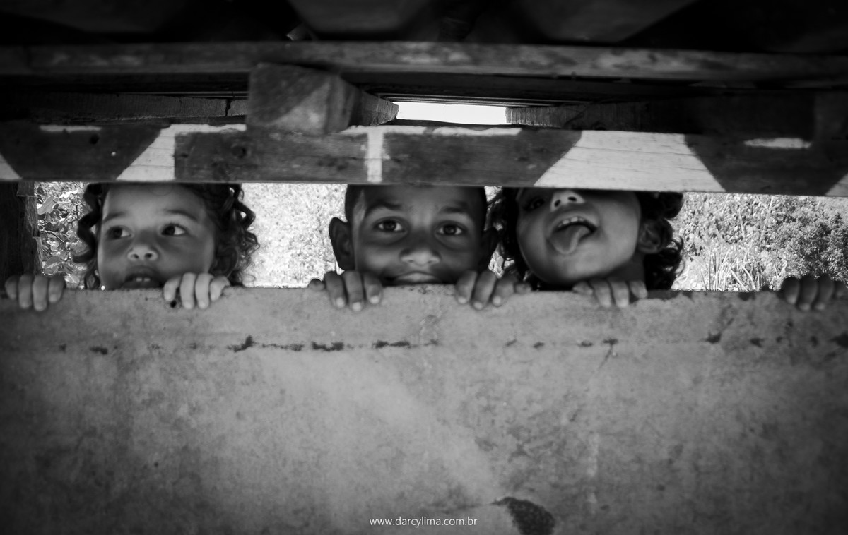 retratos de criança no sitio