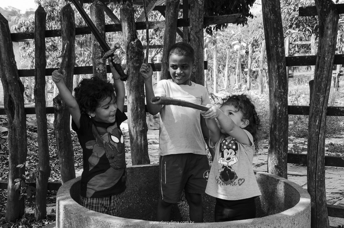 retratos de criança no sitio
