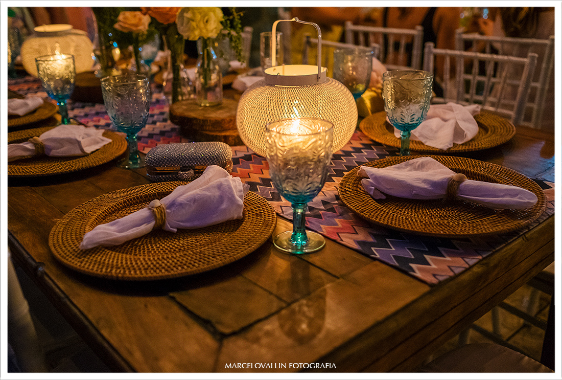 Fotografia de decoração de festa de casamento
