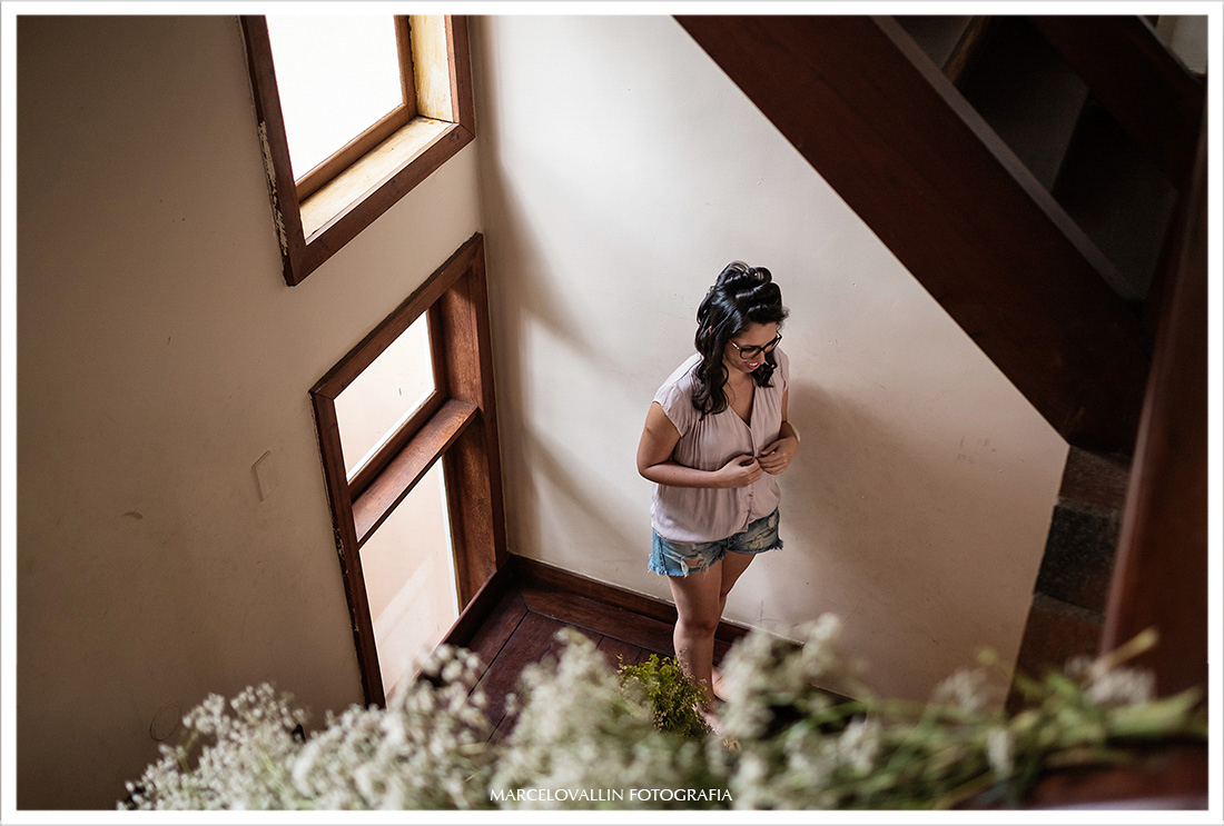 Noiva no preparativo para casamento
