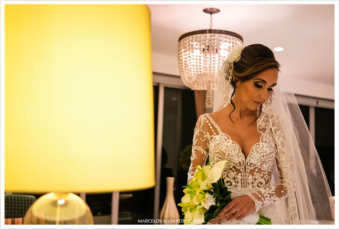 Noiva com vestido Carol Hungria