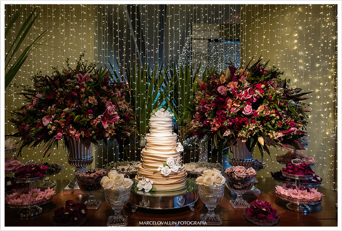 Casamento RJ - Hotel Sheraton São Conrado RJ - Casal Garcia Bolos