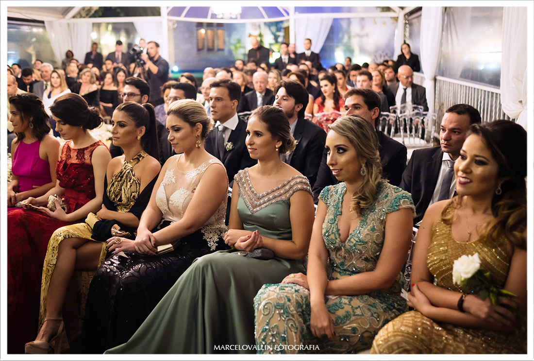 Foto das madrinhas em cerimonia de Casamento - Castelo de Itaipava