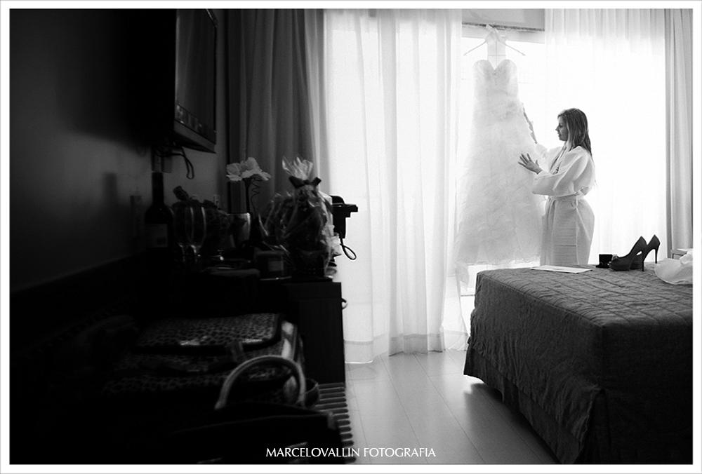 foto de casamento - noiva com vestido