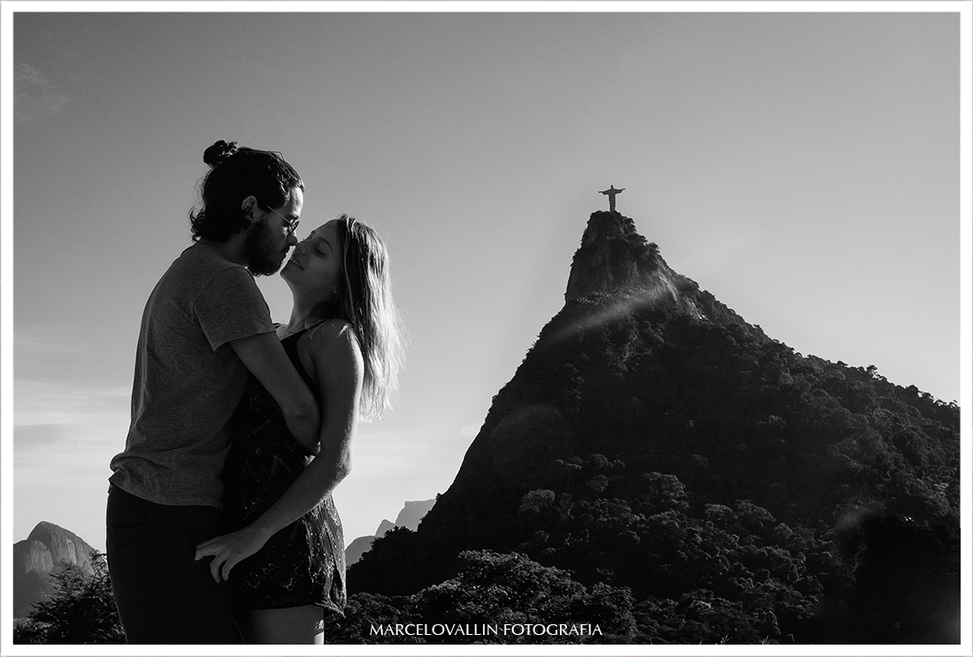 Fotografia de ensaio Casal no Rio de Janeiro, Mirante do Dona Marta