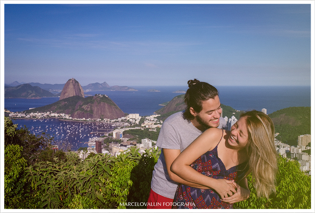 Fotografia de ensaio Casal no Rio de Janeiro, Mirante do Dona Marta