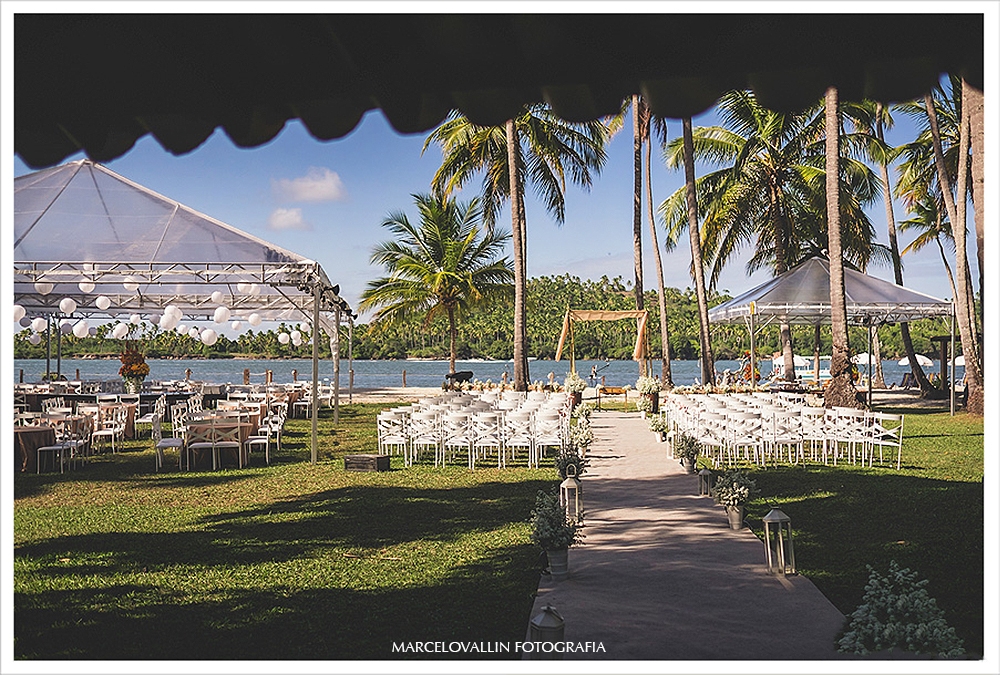 Fotografia de Casamento - Decoração de casamento estilo Rustico - Praia dos Carneiros PE