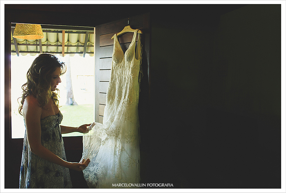 Fotografia de Casamento rj - noiva com Vestido - Praia dos Carneiros