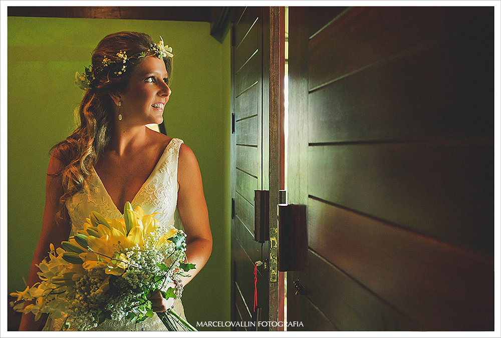 Fotografia de Casamento - Noiva aguardando - Praia dos Carneiros PE