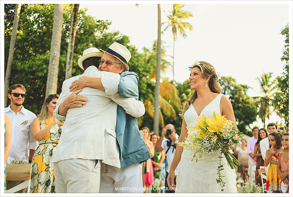Fotografia de Casamento - Cerimonia - Praia dos Carneiros PE