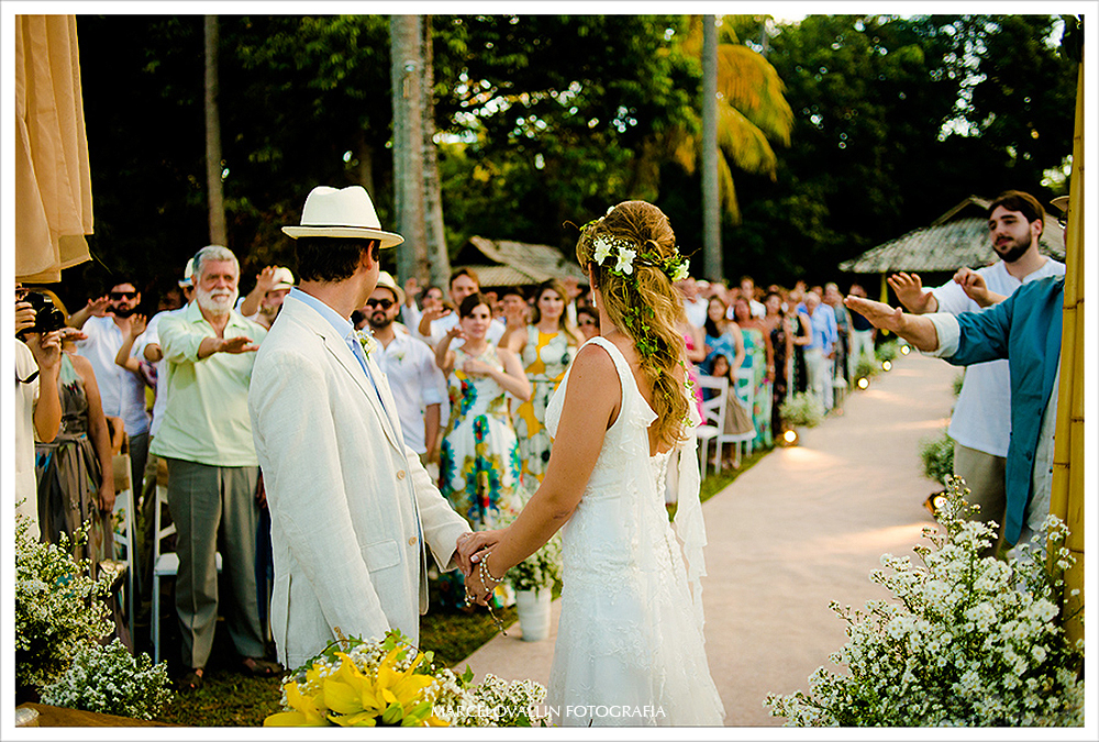 Foto de Casamento - Cerimonia - Praia dos Carneiros PE
