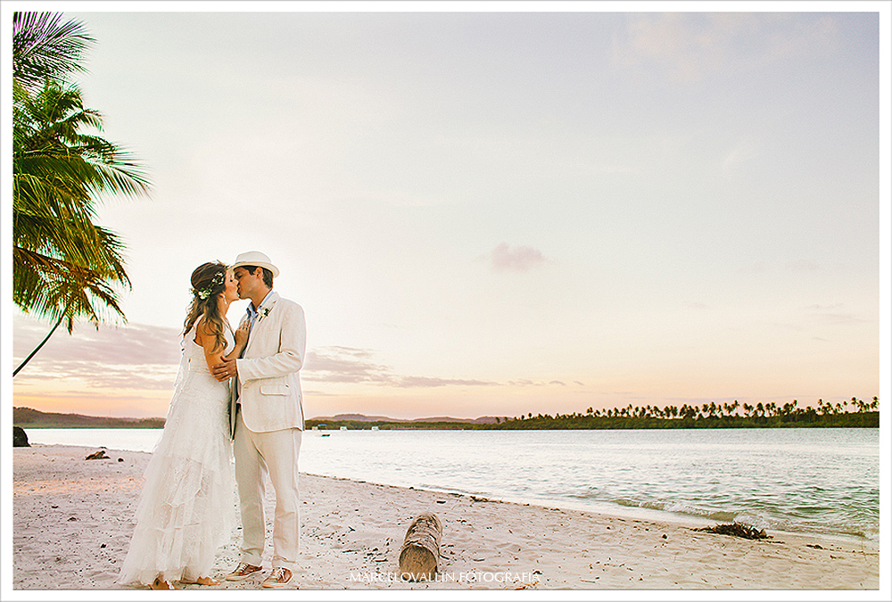 Fotografia de Casamento - Ensaio pós Casamento - Praia dos Carneiros PE