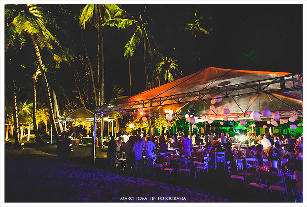 Fotografia de Casamento - Festa de casamento - Praia dos Carneiros PE