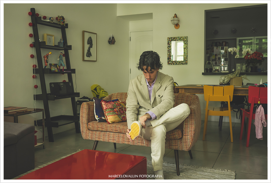 Fotos de Casamento making of noivo