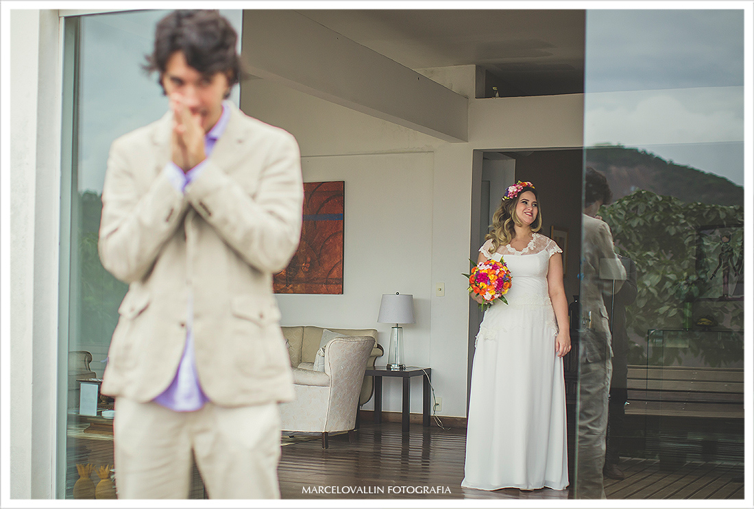 Fotos de Casamento, first look, casamento em Santa Teresa