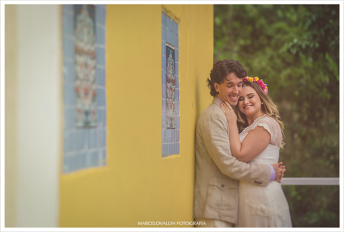 Fotos de Casamento - Noivos em sessão de fotos pós casamento em Santa teresa
